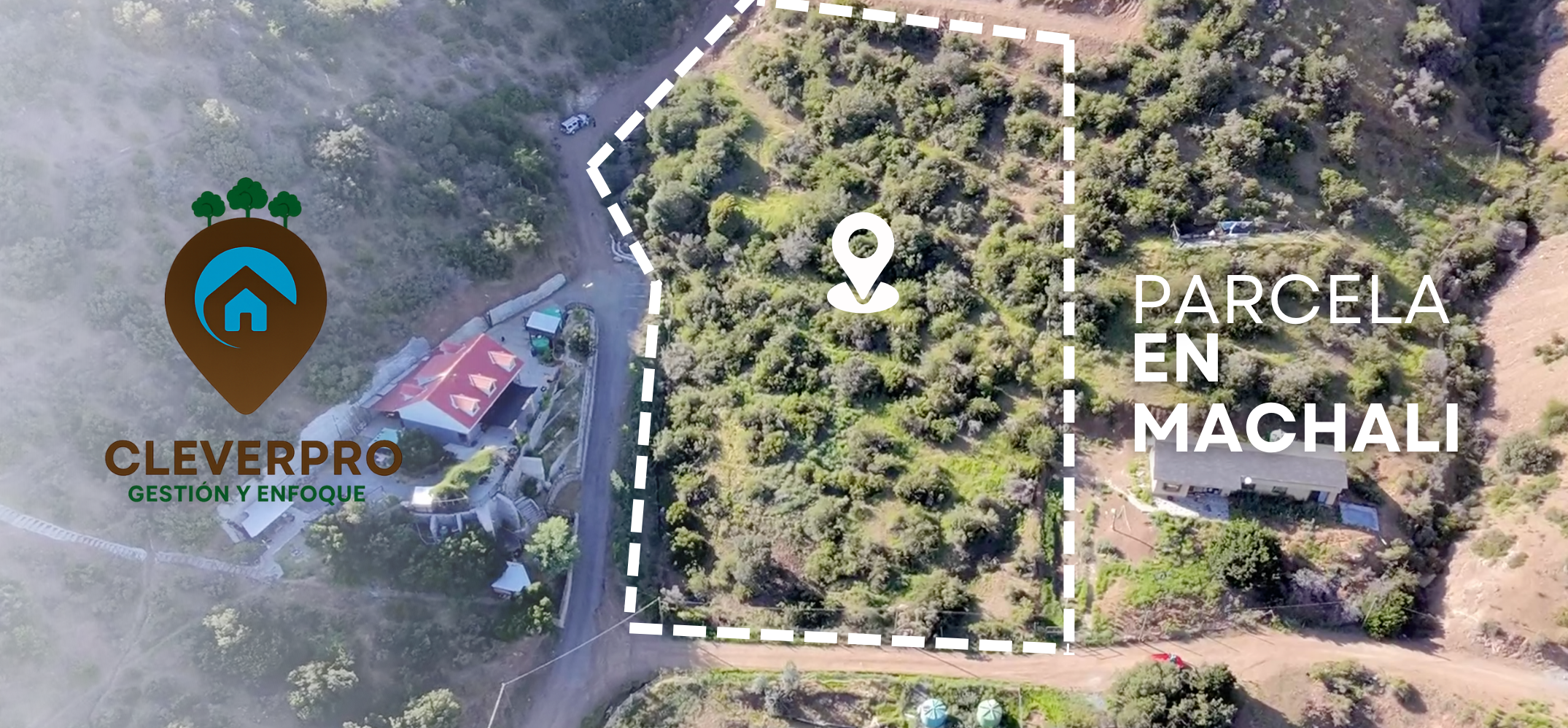 Terreno de la parcela en Machalí rodeado de naturaleza