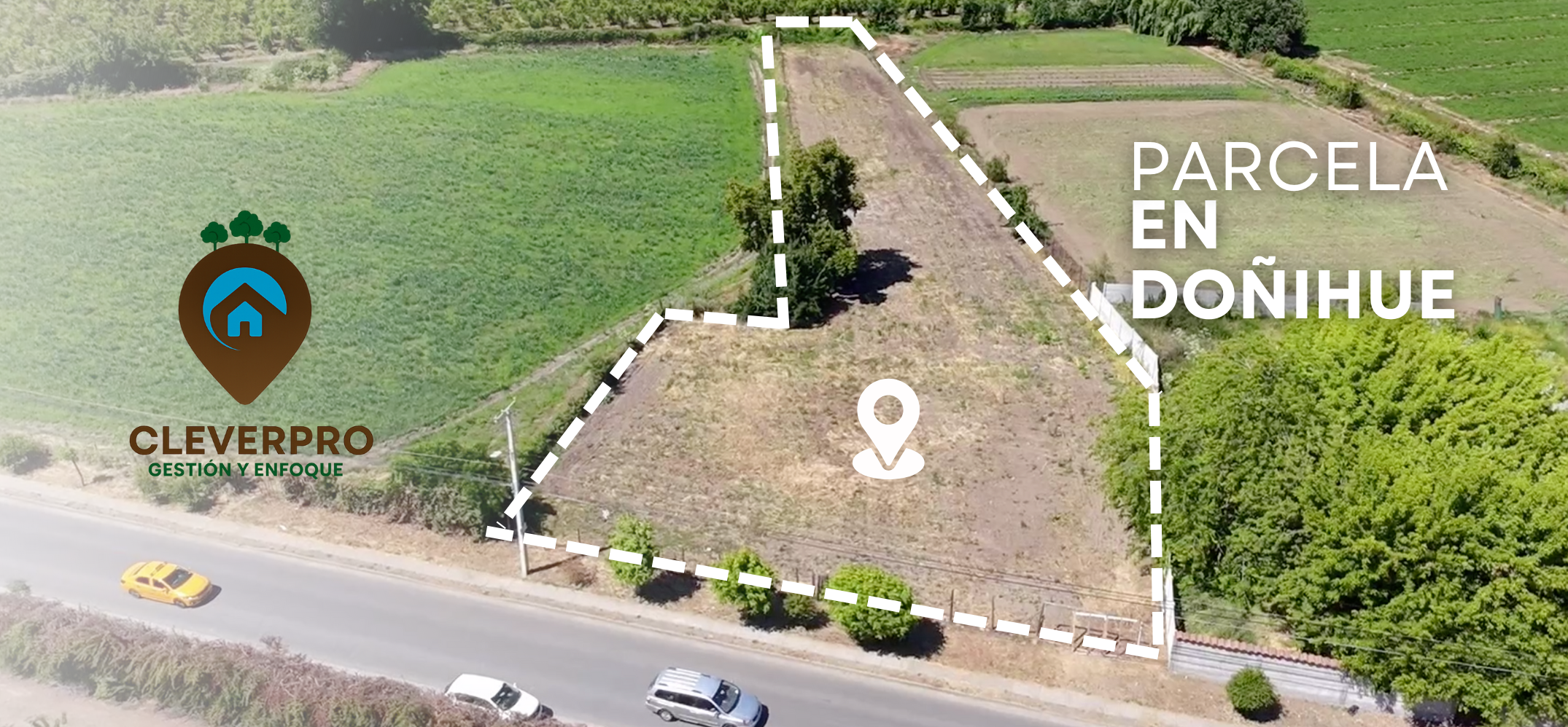 Terreno de la parcela en Donihue rodeado de naturaleza